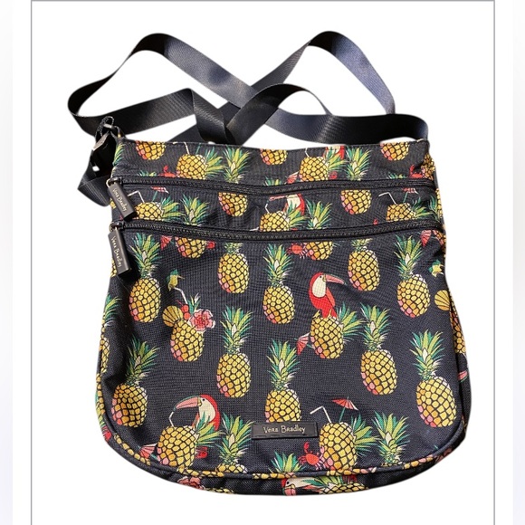 Vera Bradley Toucan party design‎ over the shoulder, Crossbody purse. - Picture 1 of 7
